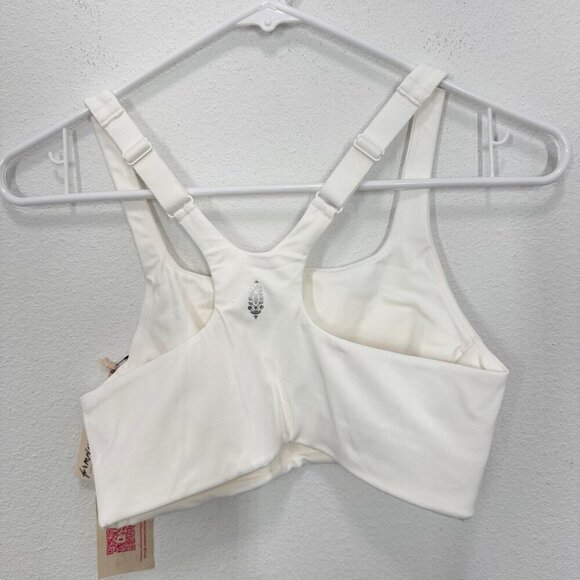 FP Movement x HATCH Crisp White Free People Sports Bra Maternity Size XS NWT - Picture 3 of 5